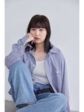 ヘアメイク マージ(hair make merge) 《東住吉区/デザインカラー》カジュアルミディ