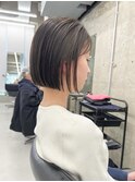 ミニボブ×透明感カラーT33