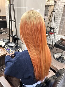 ルクスバイアフィナー(Luxo by Afinar) ルーツカラー　オレンジカラー