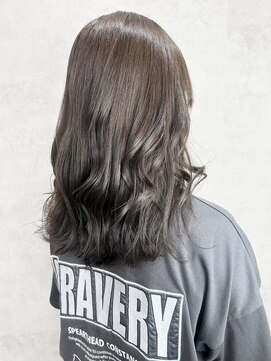 ルノン フィージュ(LUNON fieju) カーキグレージュ/ブリーチなし/オリーブ/アッシュ