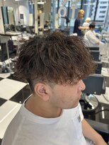 オーシャントーキョー(OCEAN TOKYO) メンズパーマツイスパ波巻きスパイラルマッシュセンターパート