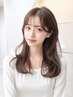 カラー+プレミアム髪質改善トリートメント+韓国風前髪カット【大宮/韓国】