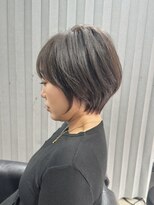 エトラ 渋谷店(etora)&nbsp;似合わせカット◎大人ショートボブ丸みショートカット