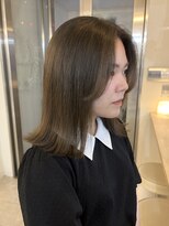 シュシュ(chouchou)&nbsp;透け感オリーブベージュ