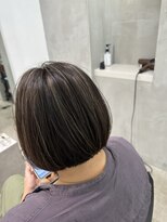 ノーマン(norman)&nbsp;大人ボブ/白髪ぼかし/ハイライト/30代/40代