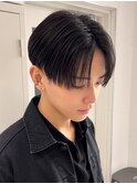 センターパートマットワックスヘアバーム
