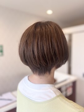 スウィッチグラン(hair salon switch grand) ショートボブ×大人ミルクティー