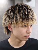 アンサー 渋谷(ANSWER)&nbsp;縦落ちツイスパパイルツイストパーマ毛先ブリーチ