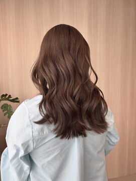 オン キャナルシティ博多前店(on) 【中里恵梨】ヘーゼルベージュ/コテ巻き/素髪デトックス/透明感