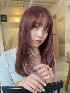 ガーデン 渋谷(GARDEN) チェリーブラウン　レイヤーカット　内巻き　似合わせ