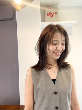 パープル(PURPLE) レイヤーカット/ウルフボブ/フェイスレイヤー