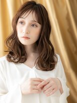 モッズヘア 越谷(mod's hair) ゆるふわミディアム小顔大人巻きウェーブパーマ316Z越谷30代40代