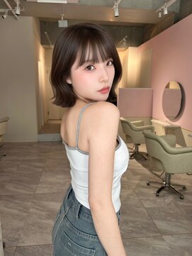 アディション 新宿(ADITION) 韓国ブリーチなしダブルカラーダークグレージュ/髪質改善/新宿f