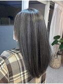 ハイライト＋グレージュ