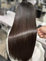 キュア 表参道(CURE) 黒髪/グレージュカラー/ココアベージュ/ヘルシーロング/表参道