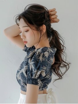 メルカ 天王寺(melca.) ヘアアレンジ/顔まわりカット/ヘアセット/韓国アレンジ