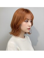 アームスヘアー 狭山ヶ丘店(arm's hair)&nbsp;【狭山ヶ丘】ブリーチ1回で高発色。オレンジで叶える最旬艶