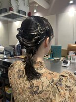 セット(Sete)&nbsp;タイトローポニーアレンジ