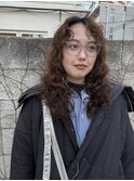 20代透明感パーマ◎ゆるふわパーマ×ナチュラルブラウン