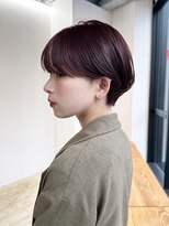 アルバム 渋谷パルコ(ALBUM) 透明感カラーピンクヘアー秋色くすみベージュ_F30428