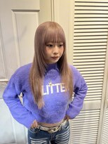 カシェル トウキョウ(Cashel Tokyo)&nbsp;レイヤーカットとピンクベージュ