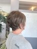 【まとまりやすくお手入れ楽♪】小顔補正立体カット