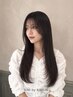 前髪顔まわりカット+前髪顔まわり縮毛矯正+3stepトリートメント