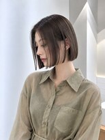 フォト 新宿三丁目(foto)&nbsp;髪質改善縮毛矯正地毛風ストレート切りっぱなしボブ