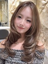シティ オモテサンドウ(CITY omotesando)&nbsp;ミディアムレイヤー×ベージュブラウン ハイレイヤー tr
