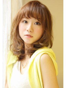 ヘアメイク ノワール(hair make noir) 愛されミディ☆ｓｐｒｉｎｇ×perm