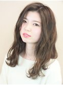 抜け感ラフウェーブ