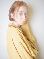 ジーテ(gite)&nbsp;アプリコットオレンジ×ミニボブ　「横浜/髪質改善/縮毛矯正」