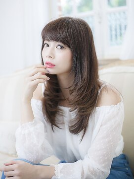 オーブ ヘアー ブランコ 久米川店(AUBE HAIR Blanco) 定番♪ 愛され内巻き艶ロング☆