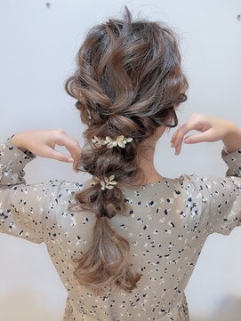 プラタナス 国分寺南口店(PLATANUS) ゆるふわ編みおろしアレンジ♪