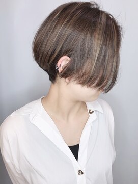 モリオフロムロンドン 原宿本店(morio from London) 【morio 原宿】ハンサムショート 外国人風ハイライトカラー