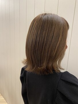 アドラーブル 長岡新保店(adorable) 20代30代★スタイリング簡単♪イルミナ透明感アッシュベージュ