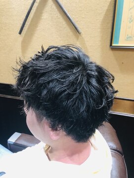 ヒロギンザバーバーショップ 大宮店(HIRO GINZA BARBER SHOP) ビジネス波巻きパーマ
