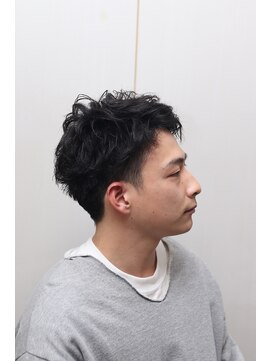 ヘアーアンドグルーミング ヨシザワインク(HAIR&GROOMING YOSHIZAWA Inc.) 【ヨシザワ人形町】ツーブロックアップバングパーマ