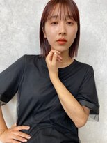 イーストハムアール(EAST HAM r)&nbsp;切りっぱなしボブ×レッドブラウン