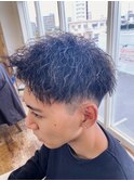 滋賀、南草津、メンズ美容室、波巻きツイストスパイラルパーマ