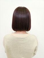 アッシュ 十日市場店(Ash)&nbsp;切りっぱなしボブのグレージュカラー