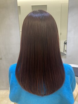 ベイル 登戸(Baill) 20代/30代/40代大人可愛いワンカール透明感ピンクブラウン　登戸