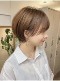 @thisiskaito表参道原宿/ショートヘア/ショートボブ/グレージュ