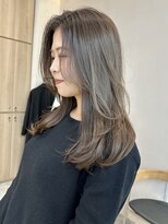 ウェイズトウキョウ 新宿店(Ways TOKYO)&nbsp;グレージュ　レイヤーカット　韓国ヘア　ハイライト