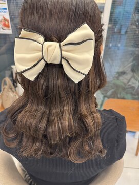 ヘアメイク マリア 福岡天神西通り(hair make MARIA) 編み込みハーフアップ