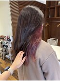 ロング/インナーカラー/イヤリングカラー/ピンクカラー/似合わせ