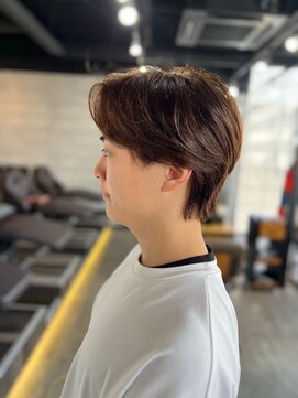 ソイクフ(SOY KUFU) MEN'SHAIRアッシュブラックベリーショートダークアッシュ