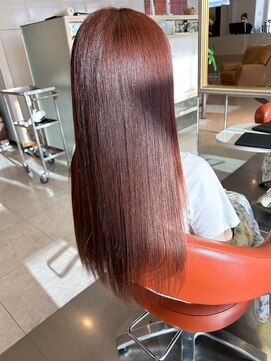 ラシェンテ 旧居留地(La Sente) 【Sugami】髪質改善ローズブラウンカラー