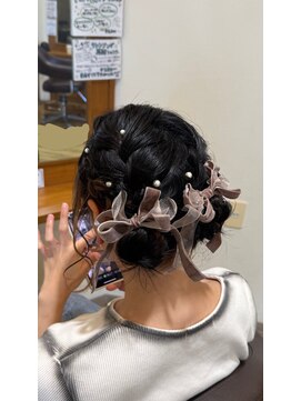 スウィートテラス 読谷村大湾店 結婚式お呼ばれヘアセット♪