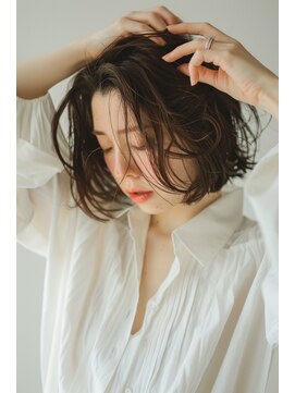 ラナ 新宿(lana) レイヤーボブ/顔まわり/シースルーバング/【lana hair 新宿】